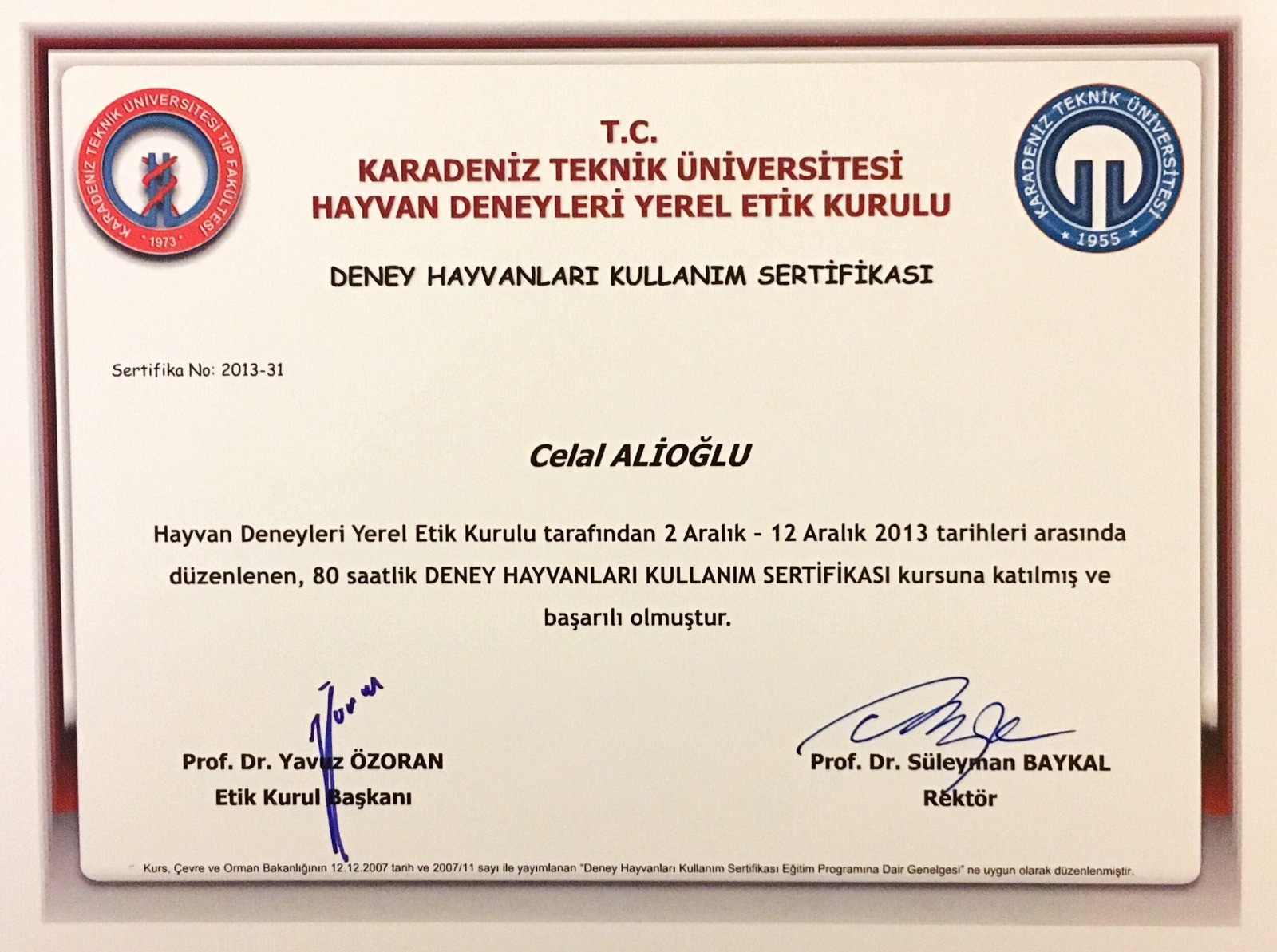 Celal Alioğlu, MD